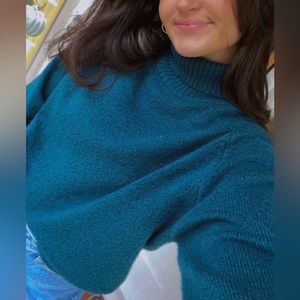 Turquoise sweater